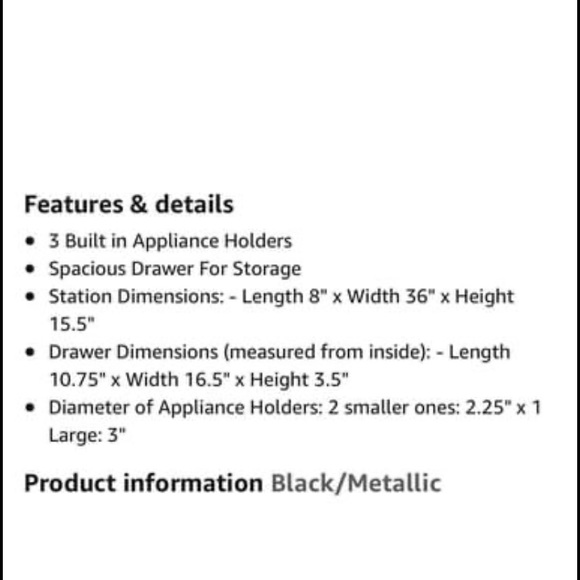 Berkeley Wall Mount Styling Station - Picture 2 of 3